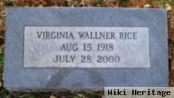 Virginia Dare Wallner Rice