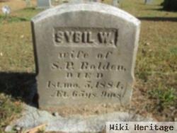 Sybil W Bolden