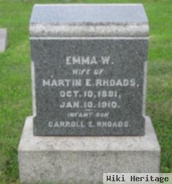 Emma W Yoder Rhoads