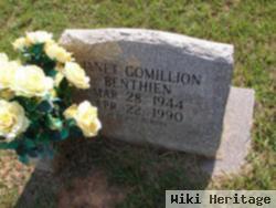 Janet Sue Gomillion Benthien