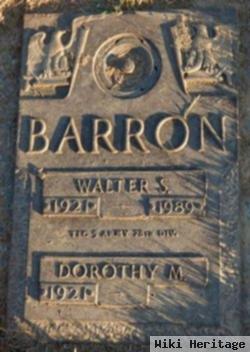 Walter S Barron