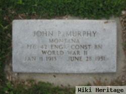 Pfc John P Murphy