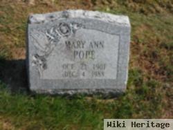 Mary Ann Pope