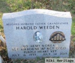 Harold Weeden