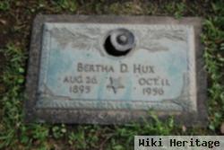 Bertha D Hux
