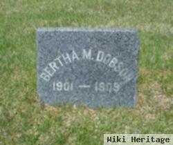 Bertha M. Dobson