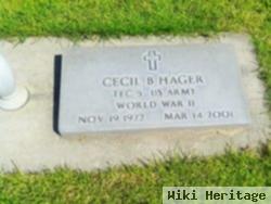 Cecil B Hager