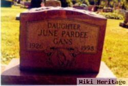 June Pardee Gans