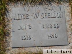 Alyce Wadena Gunderson Sheldon