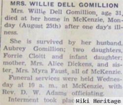 Willie Dell Gomillion