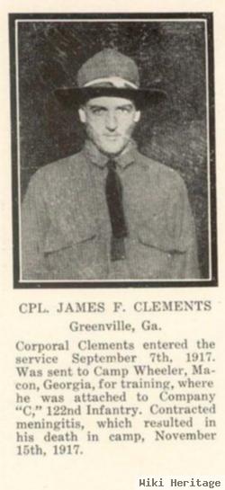 Corp James Freeman Clements