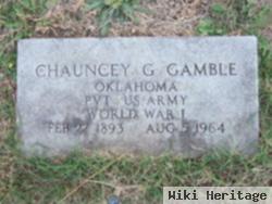 Pvt Chauncey G. Gamble