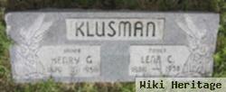 Henry G Klusman