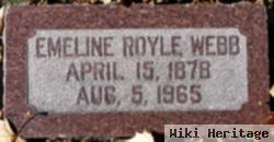 Polly Emeline "emeline" Royle Webb