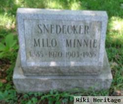 Minnie Rigby Snedecker