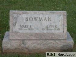 Alvin K Bowman