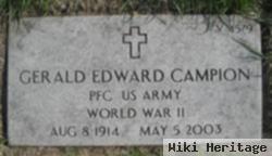 Pfc Gerald Edward Campion