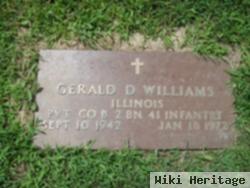 Gerald D Williams