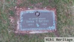 Emma T Gatzke