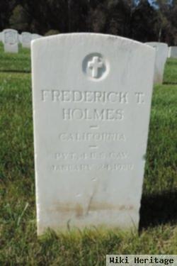 Frederick T Holmes