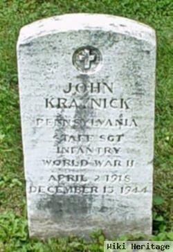 Ssgt John Kraynick