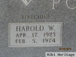 Harold Willie Potts