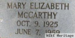 Mary Elizabeth Mccarthy