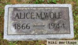 Alice M Wolf