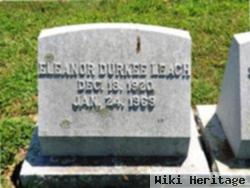 Eleanor Elizabeth Durkee Leach