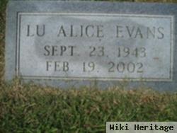 Lu Alice Thomas Evans