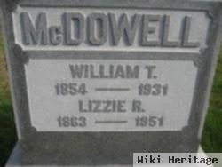 Lizzie R Mcdowell