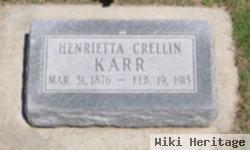 Henrietta Crellin Karr