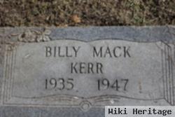 Billy Mack Kerr