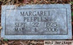 Margaret Peeples