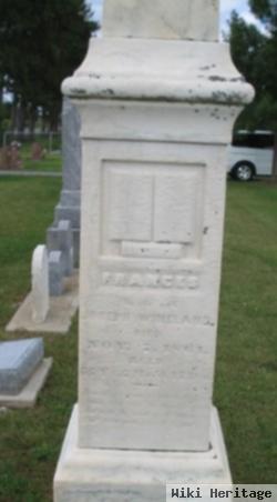 Frances Aka Fannie Greenawalt Wineland