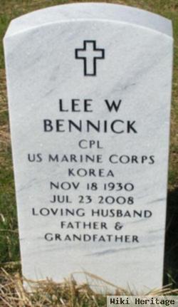 Corp Lee Willard Bennick