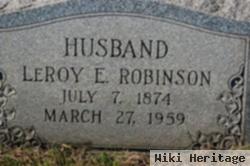 Leroy E. Robinson