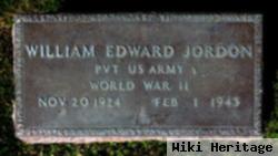 Pvt William Edward Jordon