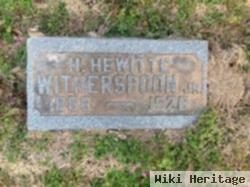 H. Hewitte Witherspoon, Jr