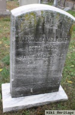 Jane Matilda Clarke