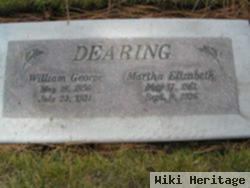 Martha Elizabeth Bradley Dearing