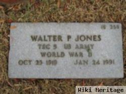 Walter P Jones