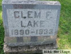 Clement F "clem" Lake