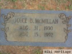 Joyce B Mcmillan