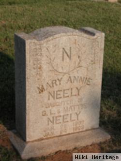 Mary Annie Neely