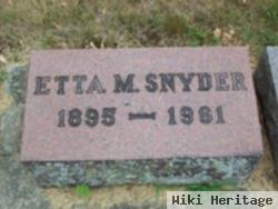 Etta Mae Leatherberry Snyder