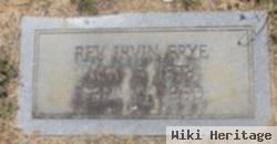 Rev Irvin Frye