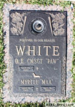 Myrtle Judith "maa" Masters White