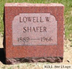 Lowell William Shafer