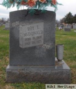 Roy E. Mcdonald